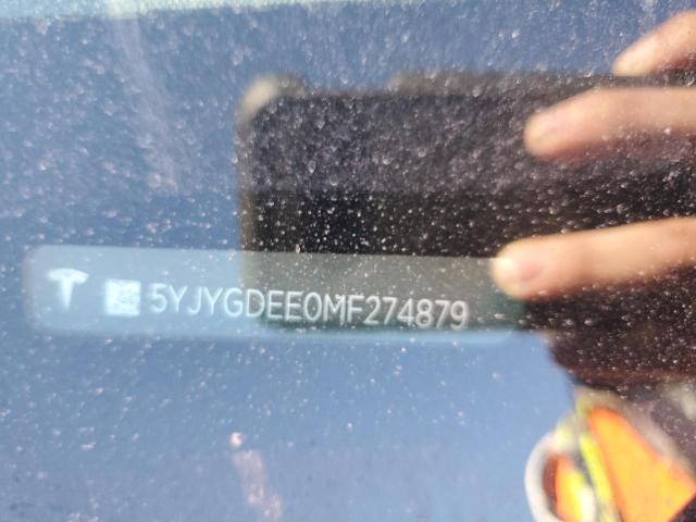 5YJYGDEE0MF274879 Tesla Model Y