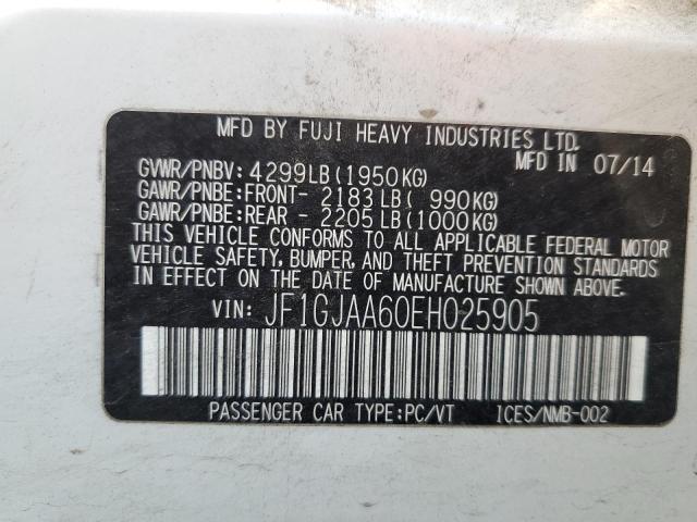 JF1GJAA60EH025905 Subaru IMPREZA