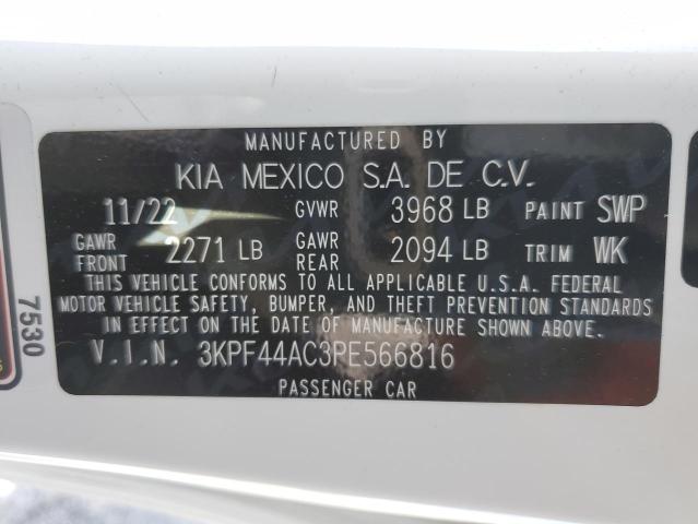 3KPF44AC3PE566816 KIA FORTE GT
