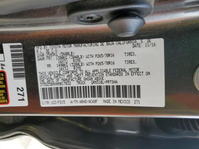 2017 TOYOTA TACOMA DOU - 3TMDZ5BNXHM017832