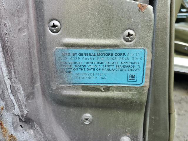 6D47R2Q194116 Cadillac Deville
