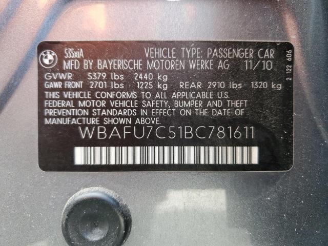 WBAFU7C51BC781611 BMW 535 XI
