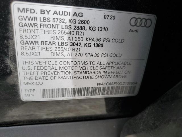 2020 AUDI SQ5 PRESTI WA1C4AFYXL2100954