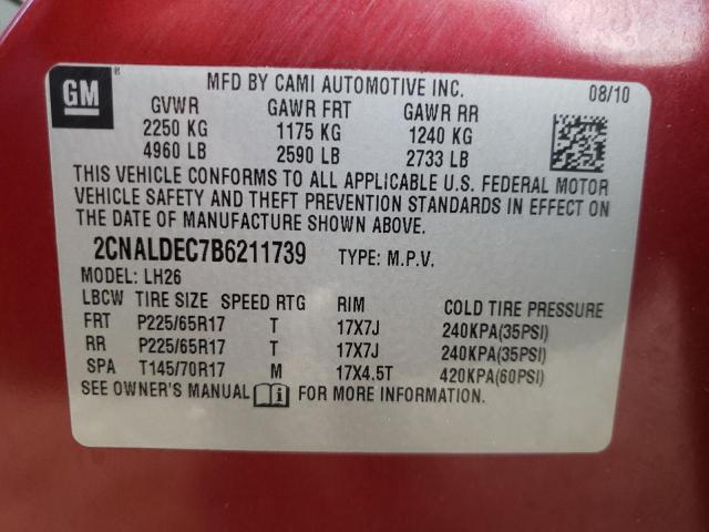 2CNALDEC7B6211739 Chevrolet Equinox
