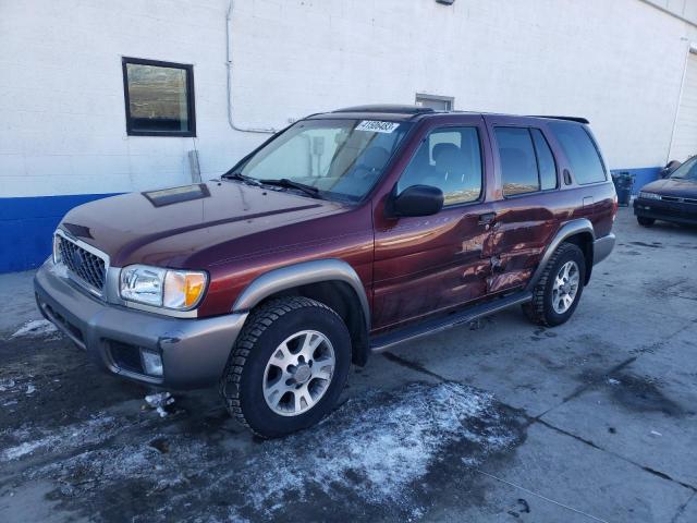 Salvage cars for sale from Copart Farr West, UT: 2001 Nissan Pathfinder LE