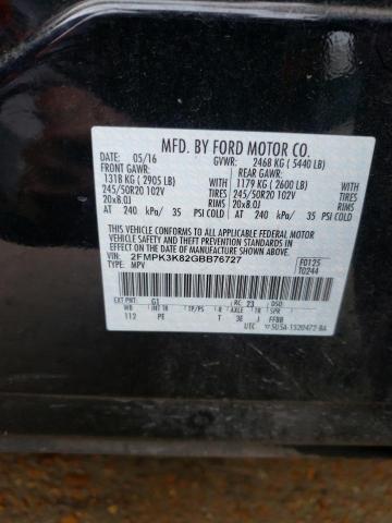 2016 FORD EDGE TITAN - 2FMPK3K82GBB76727