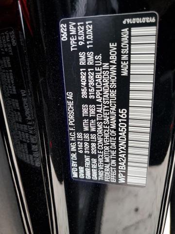 2022 PORSCHE CAYENNE CO - WP1BA2AYXNDA50165