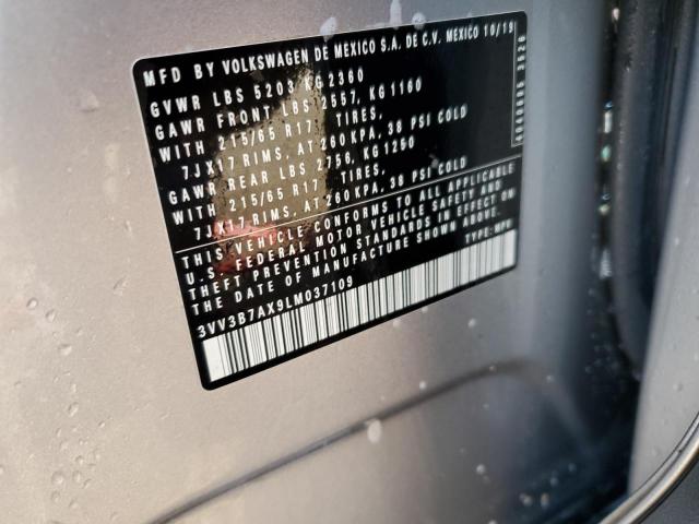 2020 VOLKSWAGEN TIGUAN SE - 3VV3B7AX9LM037109