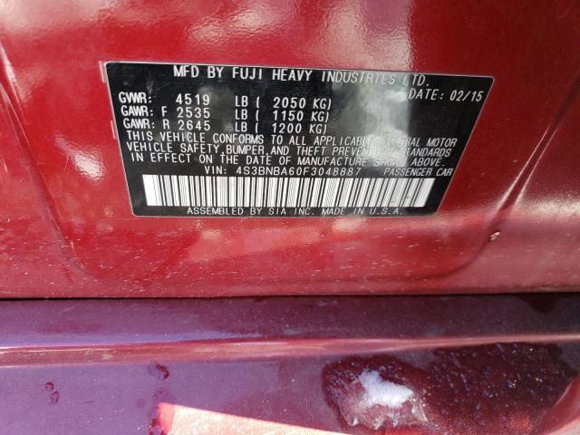 4S3BNBA60F3048887 Subaru Legacy 2.5i
