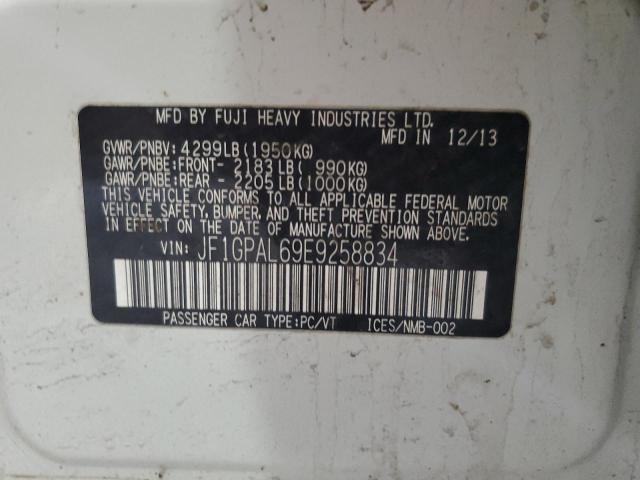JF1GPAL69E9258834 Subaru Impreza