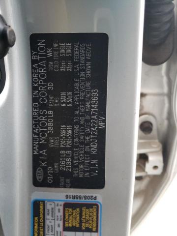 KNDJT2A22A7143693 KIA SOUL +