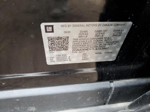 2020 CHEVROLET EQUINOX LS 2GNAXHEV7L6253967