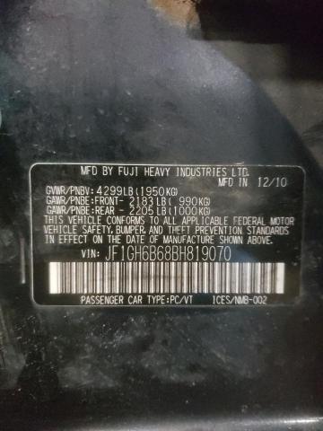 JF1GH6B68BH819070 Subaru Impreza 2.5i Premium