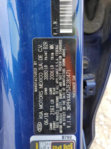 2018 KIA FORTE LX - 3KPFK4A75JE281471