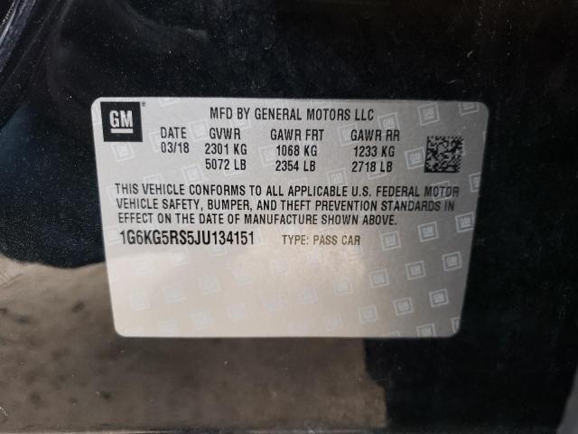 2018 CADILLAC CT6 PREMIU - 1G6KG5RS5JU134151