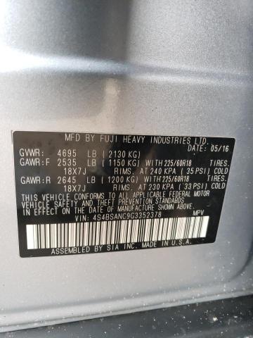 4S4BSANC9G3352378 Subaru Outback 2.5i Limited