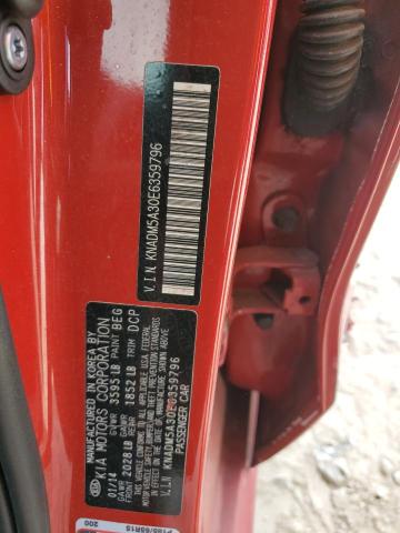 KNADM5A30E6359796 KIA Rio