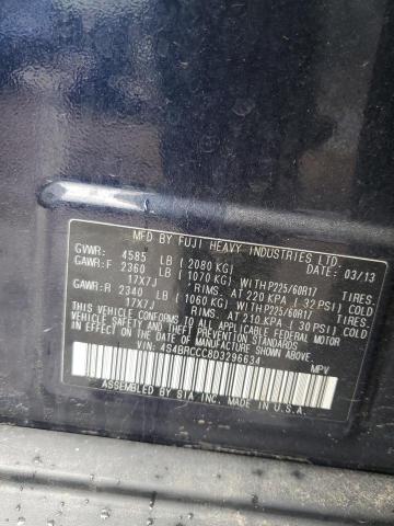 4S4BRCCC8D3296634 Subaru Outback 2.5i Premium