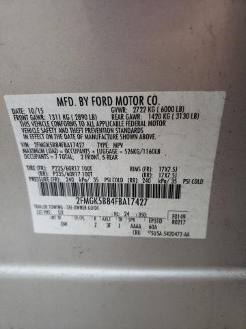 2015 FORD FLEX SE - 2FMGK5B84FBA17427
