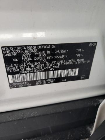 2020 TOYOTA RAV4 XLE - JTMR6RFV4LD001436