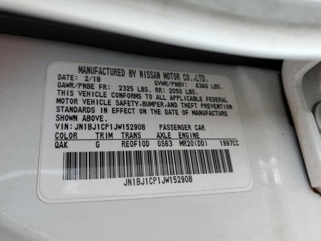 2018 NISSAN ROGUE - JN1BJ1CP1JW152908