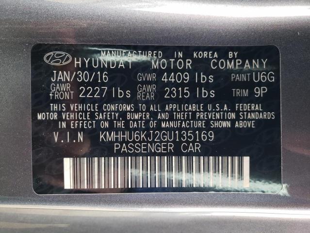 2016 HYUNDAI GENESIS CO - KMHHU6KJ2GU135169