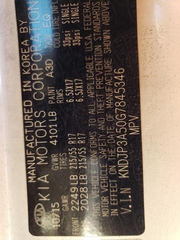 KNDJP3A50G7845346 KIA SOUL +