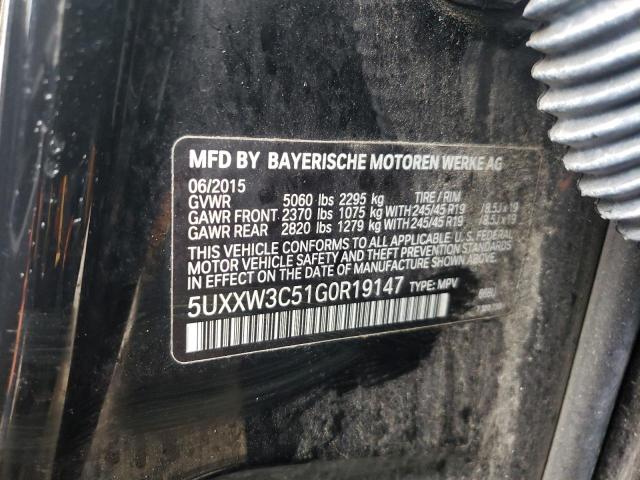 5UXXW3C51G0R19147 BMW X4 Xdrive28i