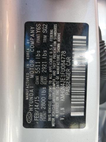 2015 HYUNDAI 260 - KMHGN4JE1FU084778
