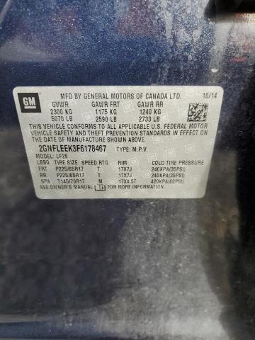 2015 CHEVROLET EQUINOX LS 2GNFLEEK3F6178467