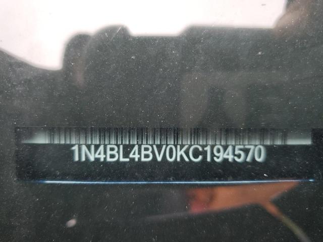 1N4BL4BV0KC194570 Nissan ALTIMA S