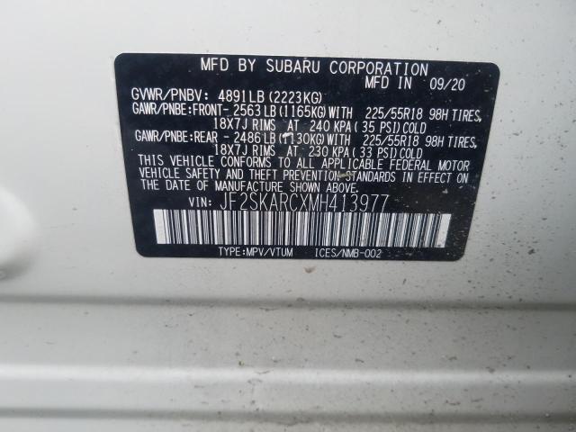 2021 SUBARU FORESTER S - JF2SKARCXMH413977