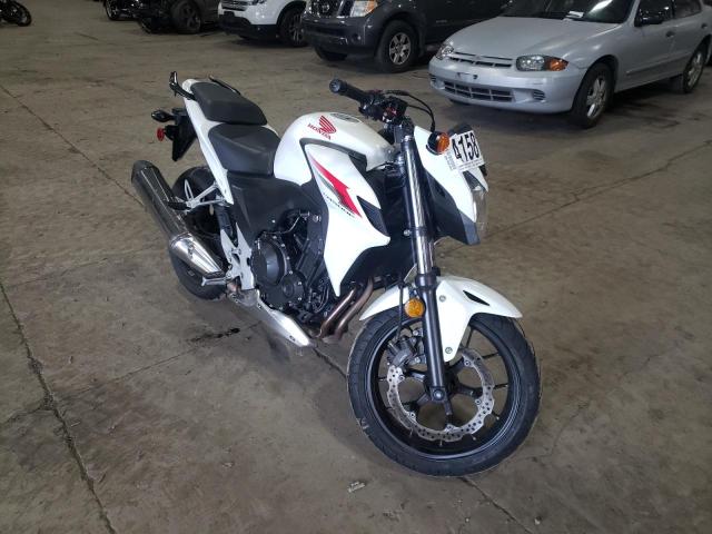 Salvage cars for sale from Copart Woodburn, OR: 2014 Honda CB500 F