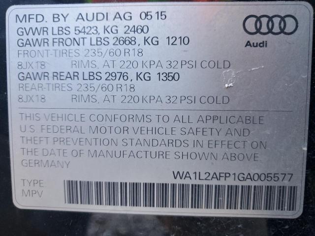 WA1L2AFP1GA005577 2016 AUDI Q5, photo no. 12