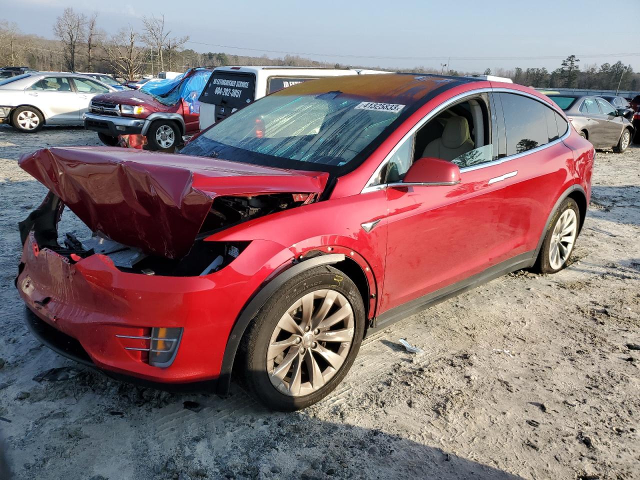 5YJXCBE24JF126117 TESLA MODEL X 2018