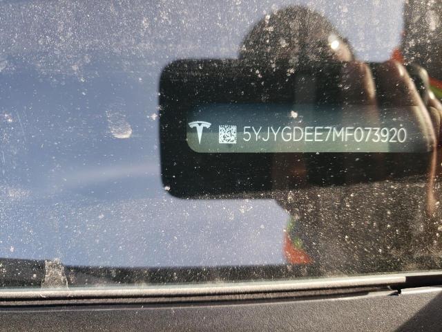 5YJYGDEE7MF073920 Tesla Model Y
