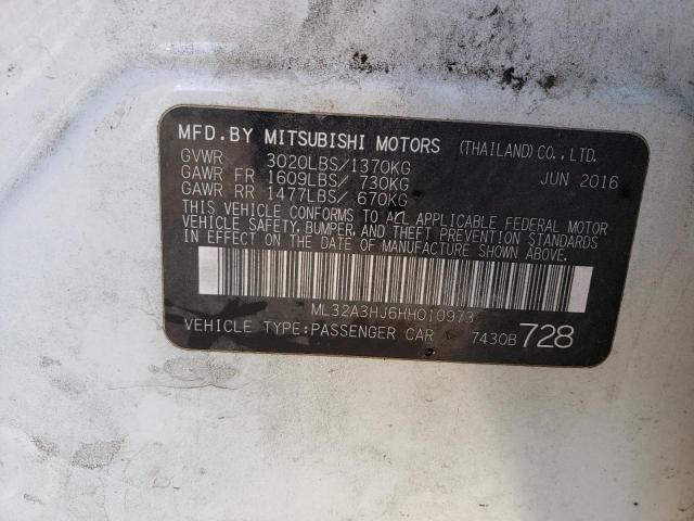 ML32A3HJ6HH010973 Mitsubishi MIRAGE ES