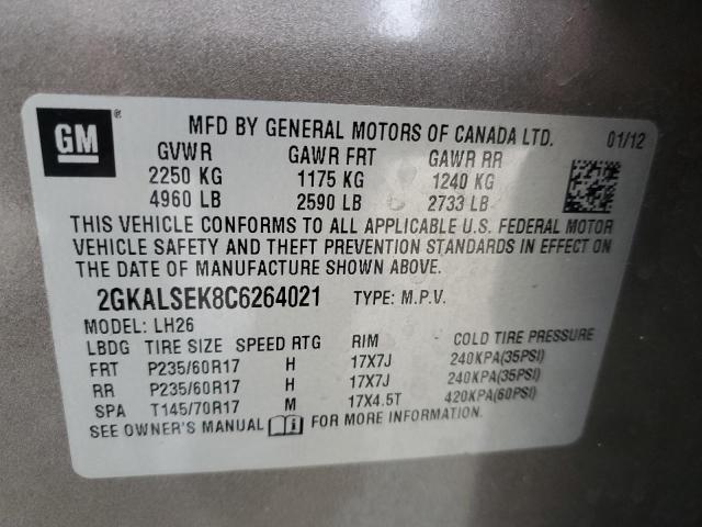 2GKALSEK8C6264021 GMC Terrain