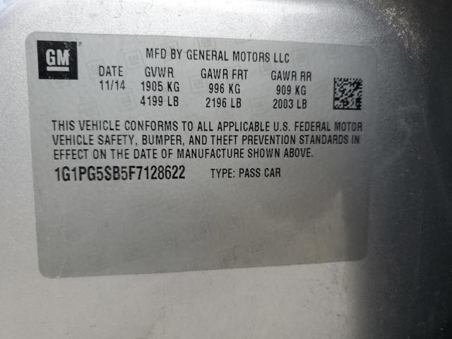 2015 CHEVROLET CRUZE LTZ - 1G1PG5SB5F7128622