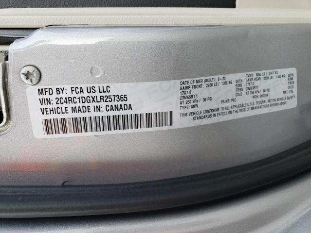 2020 CHRYSLER VOYAGER LX - 2C4RC1DGXLR257365