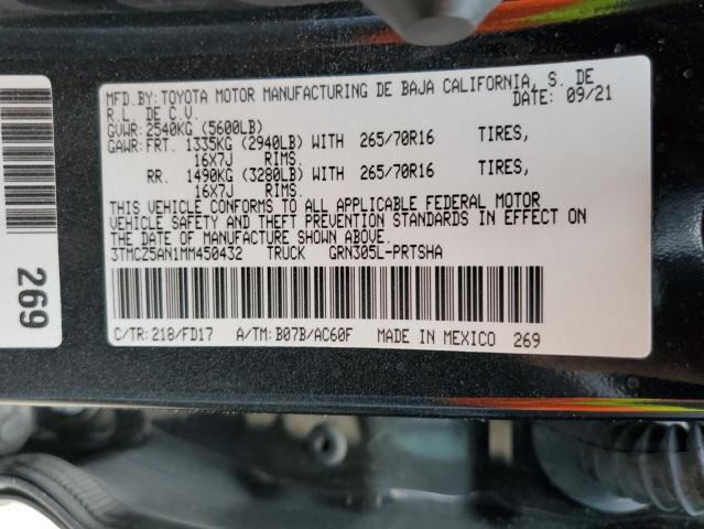 2021 TOYOTA TACOMA DOU - 3TMCZ5AN1MM450432