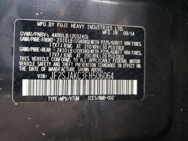 JF2SJAKC3FH506064 Subaru Forester 2.5i Limited