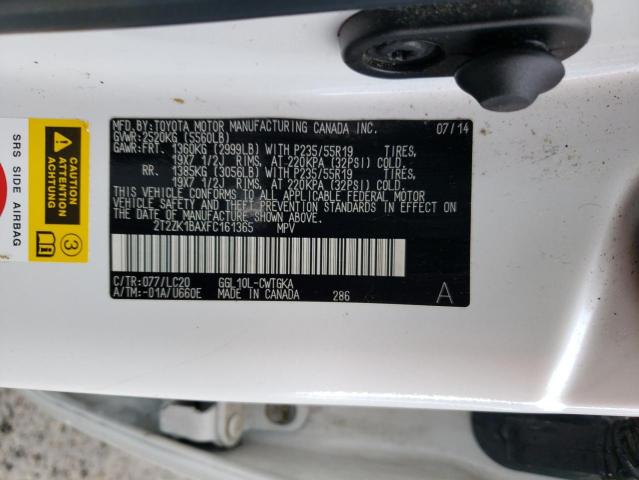 2015 LEXUS RX 350 - 2T2ZK1BAXFC161365