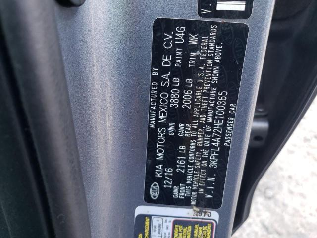 2017 KIA FORTE LX 3KPFL4A72HE100365