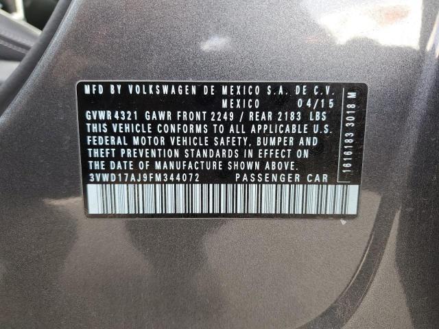 2015 VOLKSWAGEN JETTA SE - 3VWD17AJ9FM344072