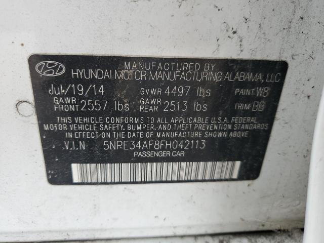 2015 HYUNDAI SONATA SPO - 5NPE34AF8FH042113