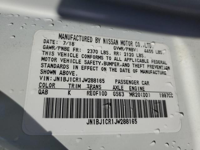 2018 NISSAN ROGUE SPT JN1BJ1CR1JW288165