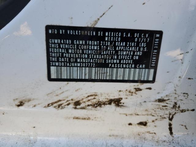 2017 VOLKSWAGEN JETTA SE - 3VWDB7AJ6HM307772