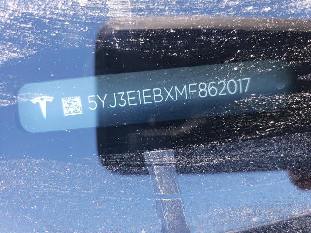 5YJ3E1EBXMF862017 Tesla MODEL 3
