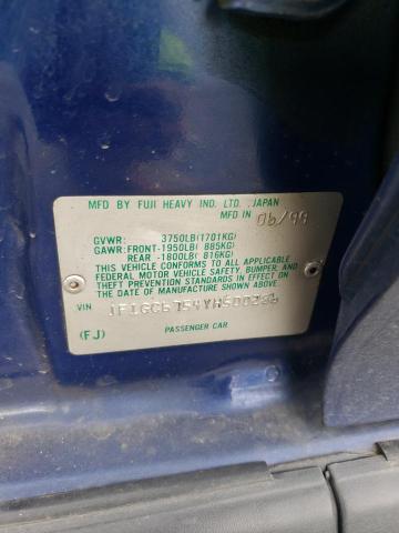 JF1GC6754YH500286 Subaru IMPREZA RS